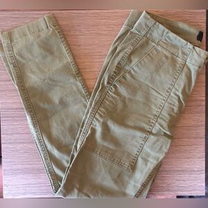 J. CREW Slim Skinny Stretch Cotton Army Khaki Chino Ankle Pant